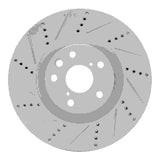 R1 Concepts 11-20 Lexus Gs350 Left Front Drilled & Slotted Silver Brake Rotor by R1 Concepts RNC-631-75032D