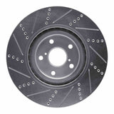 R1 Concepts 11-20 Lexus Gs450H Right Front Drilled & Slotted Silver Brake Rotor by R1 Concepts RNC-631-75033D