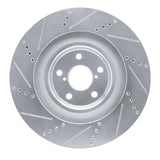 R1 Concepts 13-20 Lexus Gs450H Right Front Drilled & Slotted Silver Brake Rotor by R1 Concepts RNC-631-75035D
