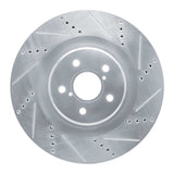 R1 Concepts 13-20 Lexus Gs450H Right Front Drilled & Slotted Silver Brake Rotor by R1 Concepts RNC-631-75035D