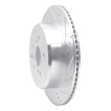 Dynamic Friction 2006-2020 Lexus GS350 Rear Right Drilled & Slotted Silver Brake Rotor by Dynamic Friction Company 631-75036R