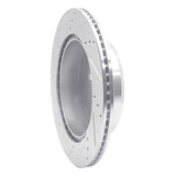Dynamic Friction 2006-2020 Lexus GS350 Rear Right Drilled & Slotted Silver Brake Rotor by Dynamic Friction Company 631-75036R