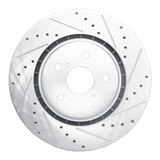 R1 Concepts 16-24 Toyota Avalon Hybrid Front Right Drilled & Slotted Silver Brake Rotor by R1 Concepts RNC-631-75043R