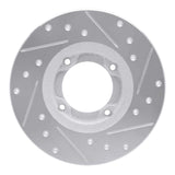 R1 Concepts 1980-1982 Toyota Tercel Front Left Drilled & Slotted Silver Brake Rotor by R1 Concepts 631-76003L