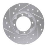 R1 Concepts 1980-1982 Toyota Tercel Front Left Drilled & Slotted Silver Brake Rotor by R1 Concepts 631-76003L