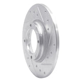 R1 Concepts 1980-1982 Toyota Tercel Front Right Drilled & Slotted Silver Brake Rotor by R1 Concepts 631-76003R
