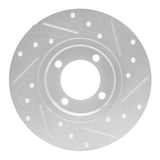 R1 Concepts 1970-1979 Toyota Celica Front Left Drilled & Slotted Silver Brake Rotor by R1 Concepts 631-76005L