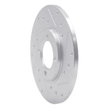 R1 Concepts 1970-1979 Toyota Carina Front Right Drilled & Slotted Silver Brake Rotor by R1 Concepts 631-76005R