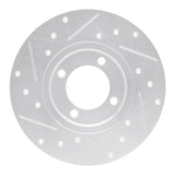 R1 Concepts 1970-1979 Toyota Carina Front Right Drilled & Slotted Silver Brake Rotor by R1 Concepts 631-76005R