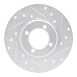 R1 Concepts 1970-1979 Toyota Carina Front Right Drilled & Slotted Silver Brake Rotor by R1 Concepts 631-76005R
