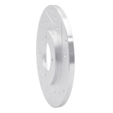 R1 Concepts 1980-1983 Toyota Corolla (US/Canada) Front Right Drilled & Slotted Silver Brake Rotor by R1 Concepts 631-76006R