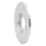 R1 Concepts 1980-1983 Toyota Corolla (US/Canada) Front Right Drilled & Slotted Silver Brake Rotor by R1 Concepts 631-76006R