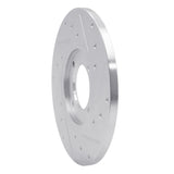 R1 Concepts 1976-1981 Toyota Celica Front Left Drilled & Slotted Silver Brake Rotor by R1 Concepts 631-76007L