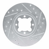 R1 Concepts 1982-1985 Toyota Celica Front Left Drilled & Slotted Silver Brake Rotor by R1 Concepts 631-76013L