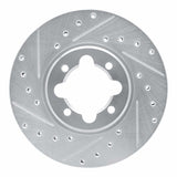 R1 Concepts 1982-1985 Toyota Celica Front Left Drilled & Slotted Silver Brake Rotor by R1 Concepts 631-76013L