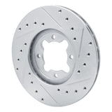 R1 Concepts 1982-1985 Toyota Celica Front Left Drilled & Slotted Silver Brake Rotor by R1 Concepts 631-76013L