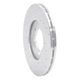 R1 Concepts 1982-1985 Toyota Celica Front Right Drilled & Slotted Silver Brake Rotor by R1 Concepts 631-76013R