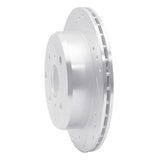 R1 Concepts 1982-1985 Toyota Celica Rear Left Drilled & Slotted Silver Brake Rotor by R1 Concepts 631-76014L