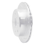 R1 Concepts 1982-1985 Toyota Celica Rear Right Drilled & Slotted Silver Brake Rotor by R1 Concepts 631-76014R