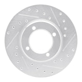 R1 Concepts 1981-1982 Toyota Cressida Front Right Drilled & Slotted Silver Brake Rotor by R1 Concepts 631-76015R