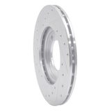 R1 Concepts 1981-1982 Toyota Cressida Front Right Drilled & Slotted Silver Brake Rotor by R1 Concepts 631-76015R
