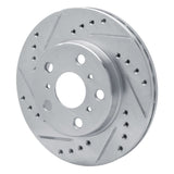 R1 Concepts 1983-1986 Toyota Camry Front Left Drilled & Slotted Silver Brake Rotor by R1 Concepts 631-76016L