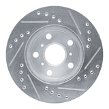 R1 Concepts 1983-1986 Toyota Camry Front Left Drilled & Slotted Silver Brake Rotor by R1 Concepts 631-76016L