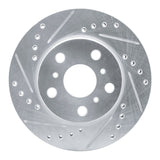 R1 Concepts 1983-1986 Toyota Camry Front Left Drilled & Slotted Silver Brake Rotor by R1 Concepts 631-76016L