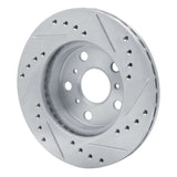 R1 Concepts 1983-1986 Toyota Camry Front Left Drilled & Slotted Silver Brake Rotor by R1 Concepts 631-76016L
