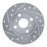 R1 Concepts 1983-1990 Toyota Tercel Front Left Drilled & Slotted Silver Brake Rotor by R1 Concepts 631-76017L