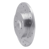 R1 Concepts 1983-1990 Toyota Tercel Front Right Drilled & Slotted Silver Brake Rotor by R1 Concepts 631-76017R