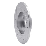R1 Concepts 1983-1990 Toyota Tercel Front Right Drilled & Slotted Silver Brake Rotor by R1 Concepts 631-76017R