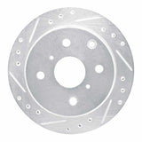 R1 Concepts 1983-1984 Toyota Cressida Rear Left Drilled & Slotted Silver Brake Rotor by R1 Concepts 631-76019L