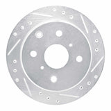 R1 Concepts 1983-1984 Toyota Cressida Rear Right Drilled & Slotted Silver Brake Rotor by R1 Concepts 631-76019R