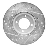 R1 Concepts 1984-1987 Toyota Corolla (US/Canada) Front Right Drilled & Slotted Silver Brake Rotor by R1 Concepts 631-76020R