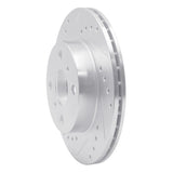 R1 Concepts 1985-1988 Chevrolet Nova Front Left Drilled & Slotted Silver Brake Rotor by R1 Concepts 631-76021L
