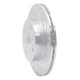 R1 Concepts 1985-1988 Chevrolet Nova Front Right Drilled & Slotted Silver Brake Rotor by R1 Concepts 631-76021R
