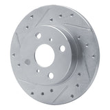 R1 Concepts 1984-1988 Chevrolet Nova Front Left Drilled & Slotted Silver Brake Rotor by R1 Concepts 631-76022L