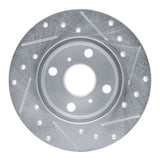 R1 Concepts 1984-1988 Chevrolet Nova Front Left Drilled & Slotted Silver Brake Rotor by R1 Concepts 631-76022L