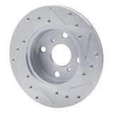 R1 Concepts 1984-1988 Chevrolet Nova Front Left Drilled & Slotted Silver Brake Rotor by R1 Concepts 631-76022L