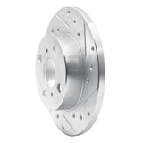 R1 Concepts 1984-1988 Chevrolet Nova Front Right Drilled & Slotted Silver Brake Rotor by R1 Concepts 631-76022R