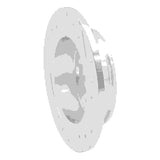 R1 Concepts 1985-1987 Toyota Corolla (US/Canada) Rear Left Drilled & Slotted Silver Brake Rotor by R1 Concepts 631-76023L