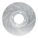 R1 Concepts 1984-1987 Toyota Cressida Front Left Drilled & Slotted Silver Brake Rotor by R1 Concepts 631-76024L