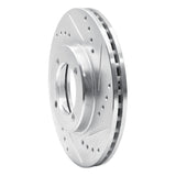 R1 Concepts 1984-1987 Toyota Cressida Front Right Drilled & Slotted Silver Brake Rotor by R1 Concepts 631-76024R
