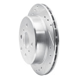 R1 Concepts 1984-1988 Toyota Cressida Rear Left Drilled & Slotted Silver Brake Rotor by R1 Concepts 631-76025L