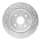 R1 Concepts 1984-1988 Toyota Cressida Rear Left Drilled & Slotted Silver Brake Rotor by R1 Concepts 631-76025L