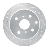 R1 Concepts 1984-1988 Toyota Cressida Rear Left Drilled & Slotted Silver Brake Rotor by R1 Concepts 631-76025L