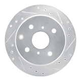 R1 Concepts 1984-1988 Toyota Cressida Rear Right Drilled & Slotted Silver Brake Rotor by R1 Concepts 631-76025R
