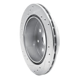 R1 Concepts 1984-1988 Toyota Cressida Rear Right Drilled & Slotted Silver Brake Rotor by R1 Concepts 631-76025R