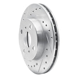 R1 Concepts 1986-1989 Toyota Celica Front Left Drilled & Slotted Silver Brake Rotor by R1 Concepts 631-76026L